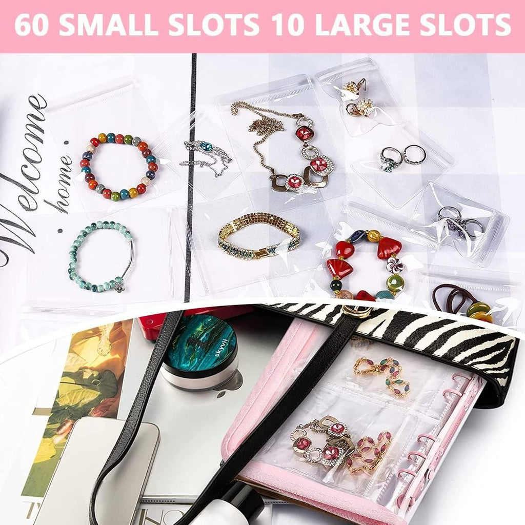 Transparent Jewellery Book With 60 Pocket