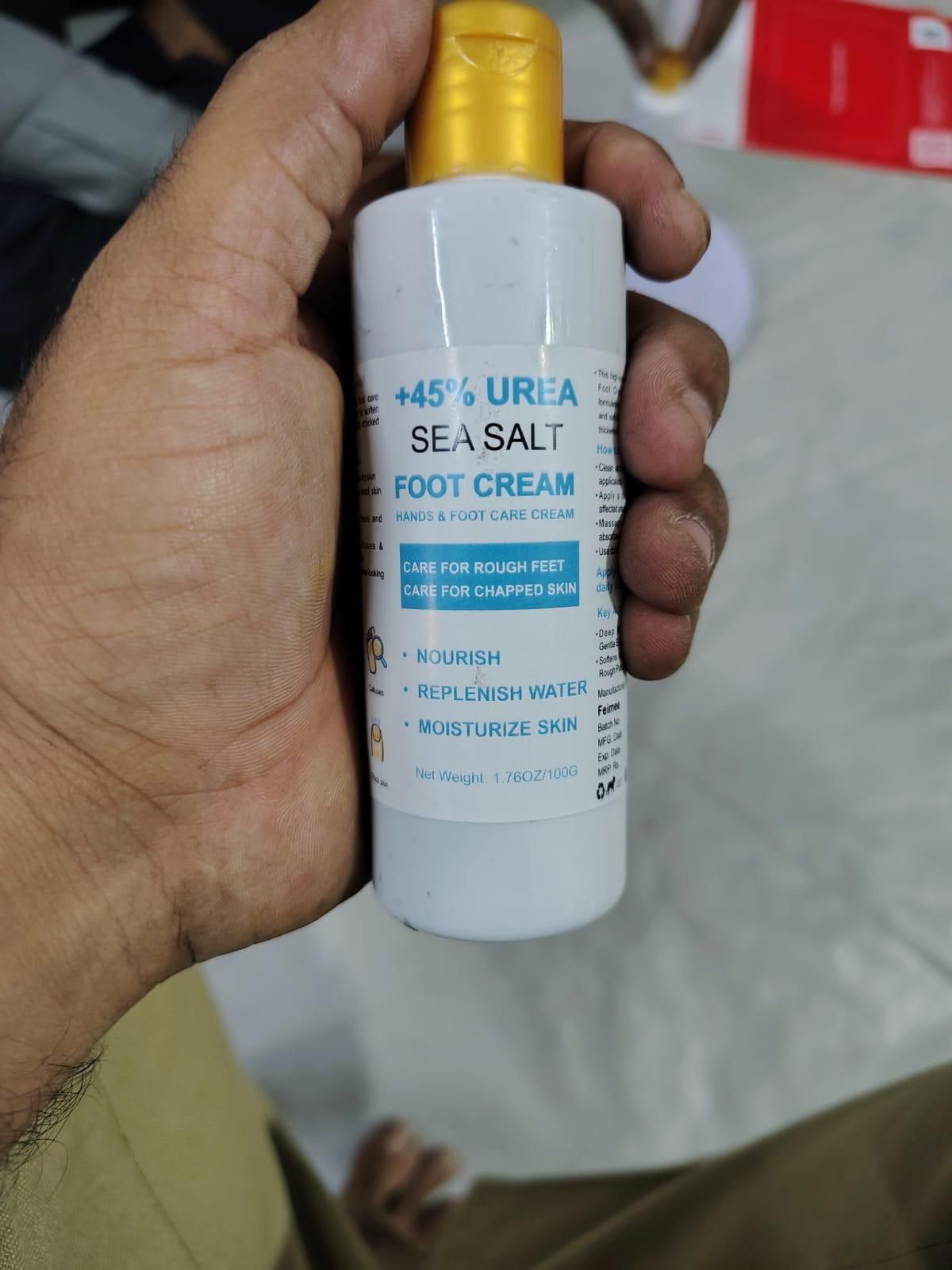 Urea Sea Salt Foot Cream (Pack of 2)